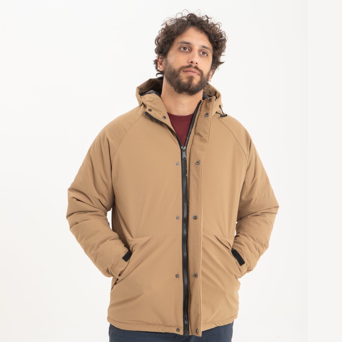 Campera Field Impermeable con Capucha